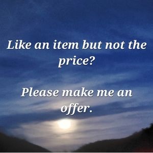 Make an offer!🤷‍♀️